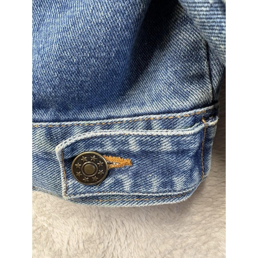 Vintage Aladdin Las‎ Vegas Hotel Casino Denim Jacket XXL Blue Genie Lamp Trucker - Picture 12 of 12